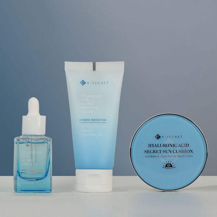 K-SECRET Hydro booster with Sun cushion Trio
