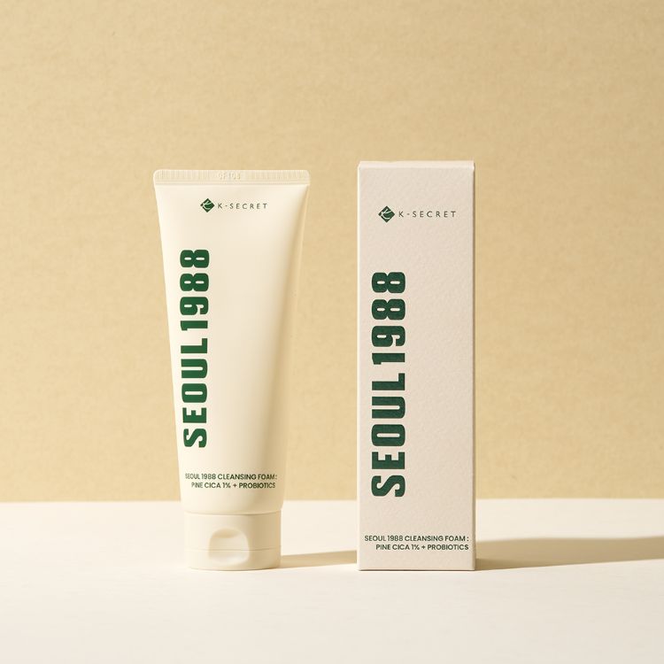 K-SECRET SEOUL 1988 Cleansing Foam : Pine Cica 1% + Probiotics 150ml