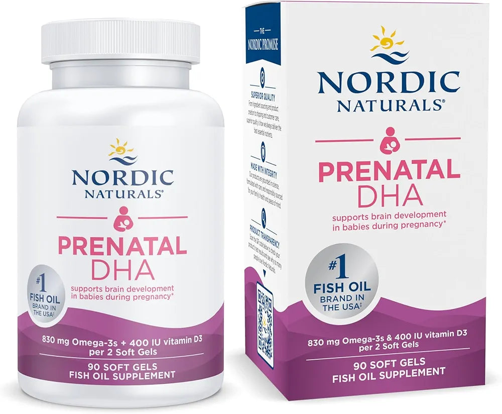 Nordic Naturals, Prenatal DHA 90 Softgels
