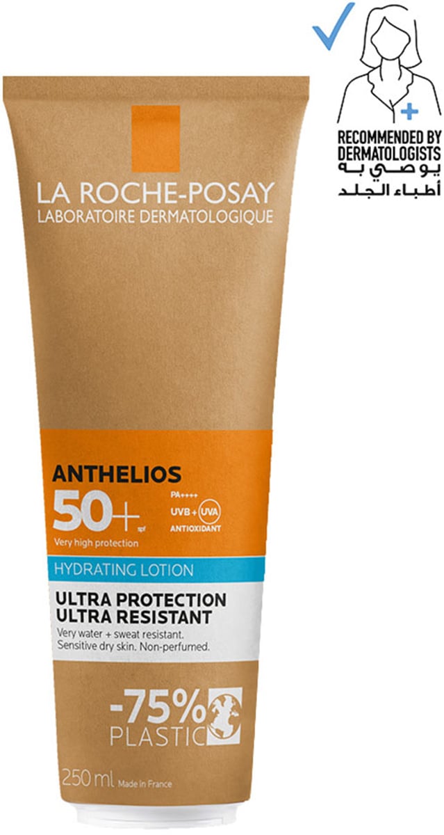 Anthelios Hydrating Lotion Sunscreen SPF 50+ for Face and Body 250mL