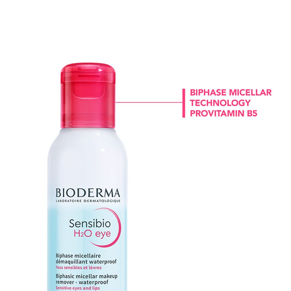 Sensibio H2O Eye Biphasic Micellar Waterproof Makeup Remover 125mL