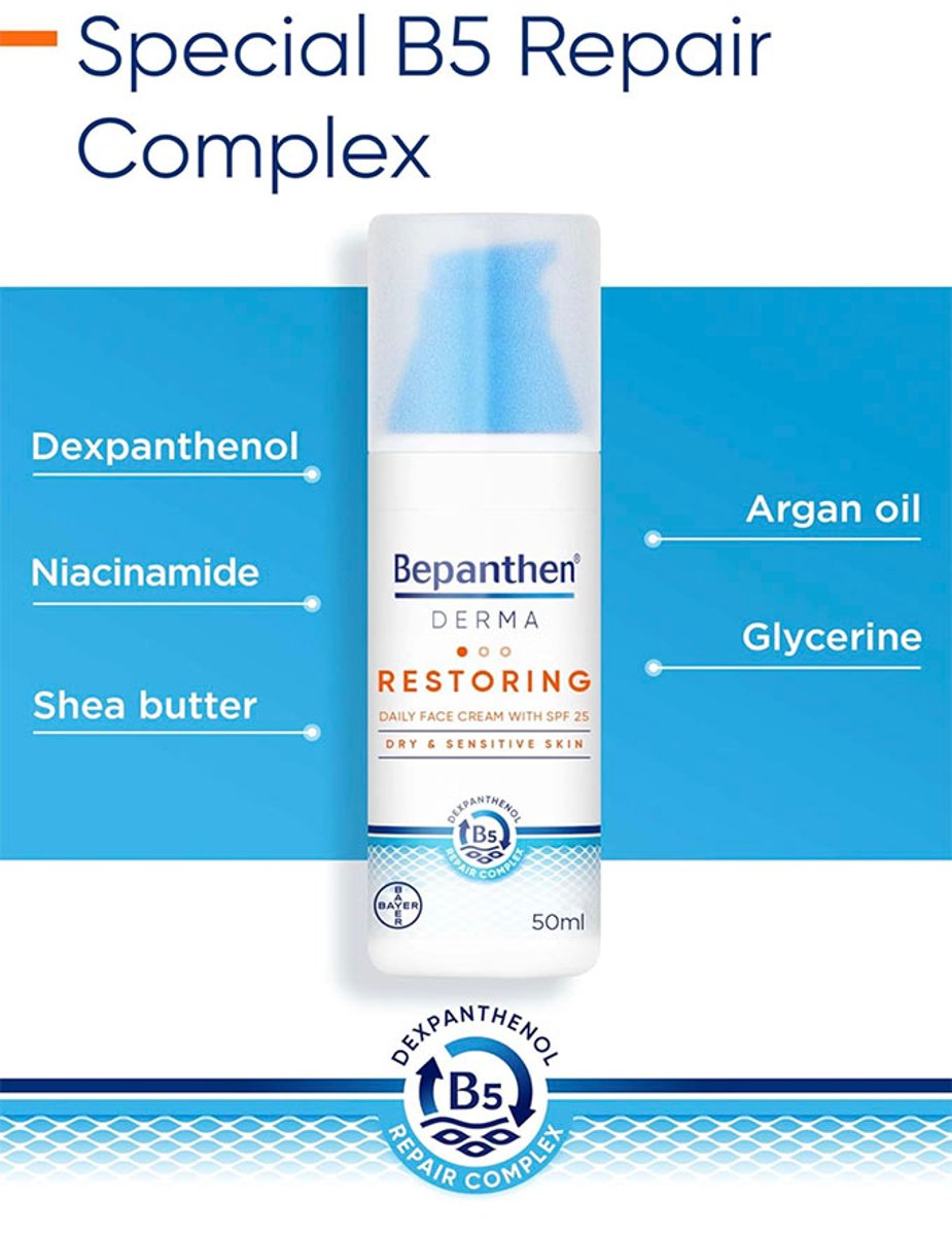 Restoring Daily Face Cream with SPF25 50mL