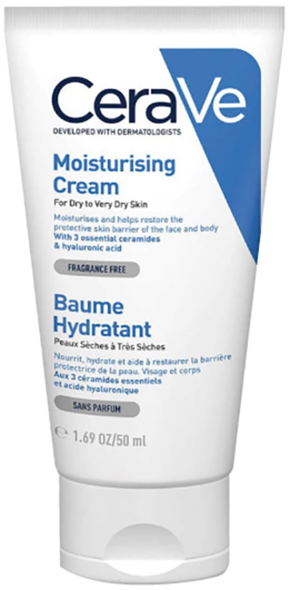 Moisturizing Cream for Dry Skin with Hyaluronic Acid 50mL