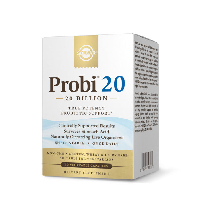 Solgar Probi, 20 Billion, 30 Vegetable Capsules