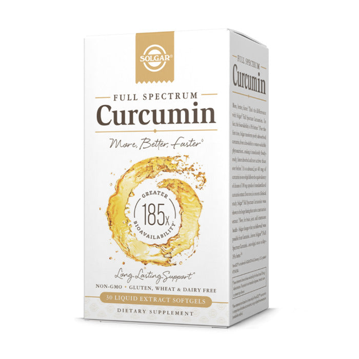 Solgar Full Spectrum Curcumin, 30 Liquid Extract Softgels