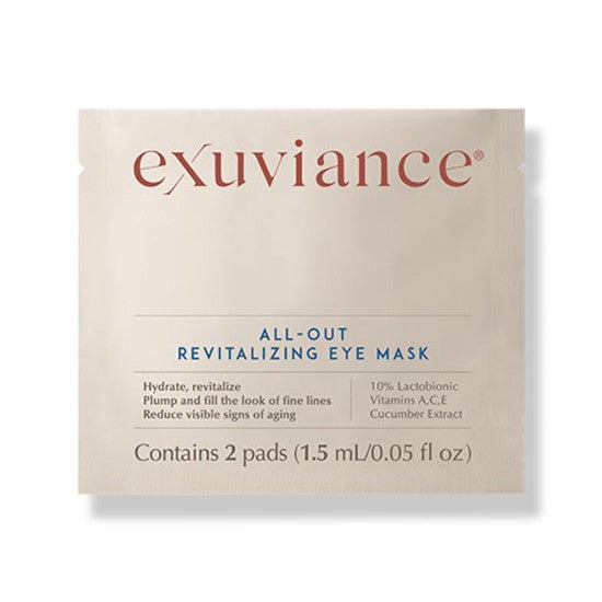 Exuviance All-Out Revitalizing Eye Mask Pads 2 Pieces