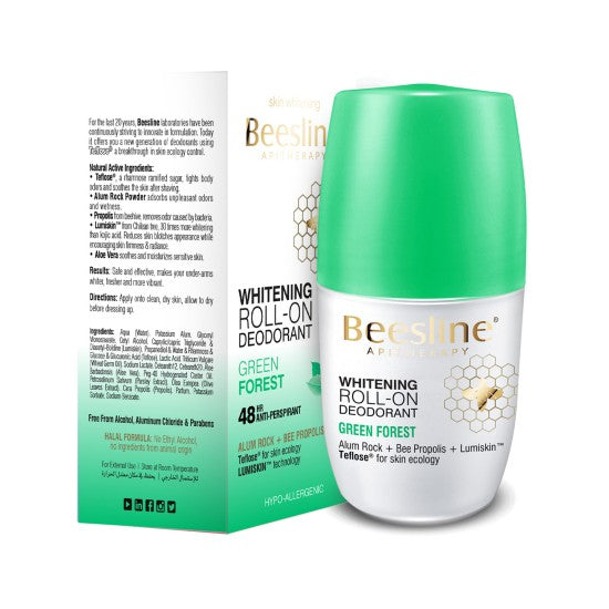 Beesline Whitening Roll-On Deodorant Green Forest 50 ml