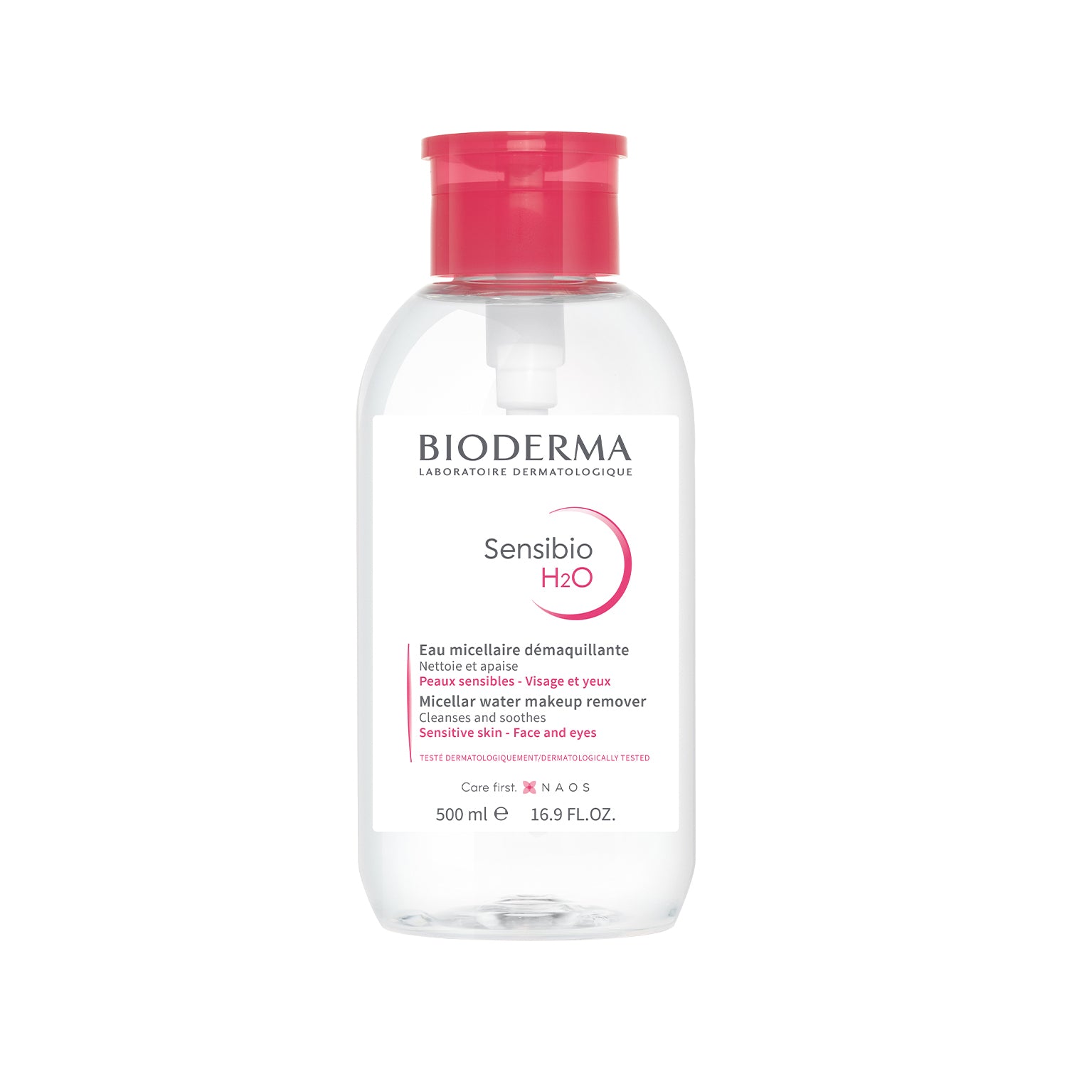 Bioderma Sensibio Makeup Removing Micellar Water 500ml (With Pump)