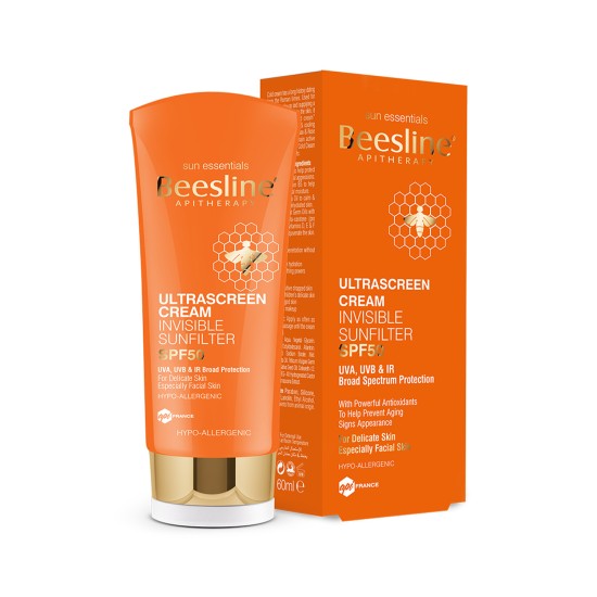 Beesline Ultrascreen Invisible Sun Filter Spf50 Sunscreen Cream - 60 ml