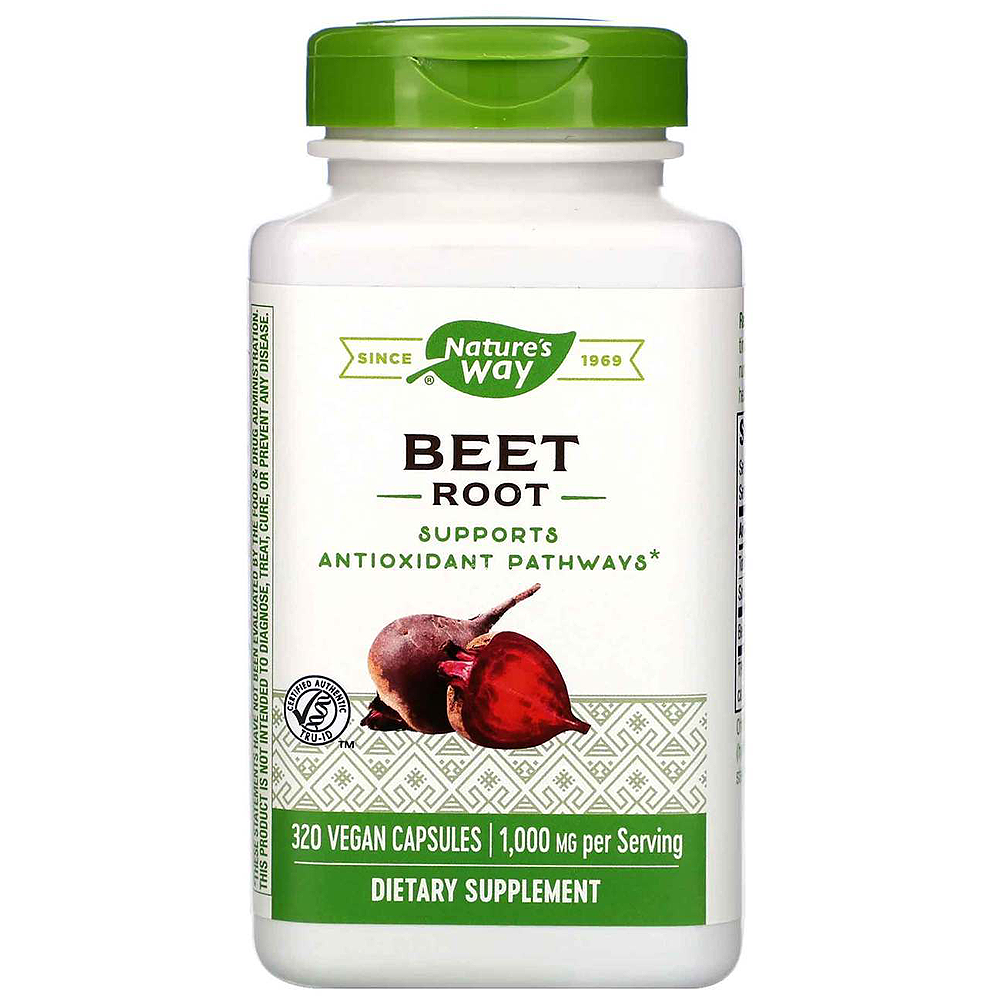 Nature's Way Beet Root, 100 Veggie Capsules, 500 mg