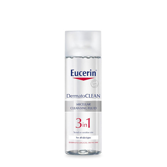 Eucerin DermatoClean 3 in 1 Micellar Cleansing Fluid 200ml For All Skin Types