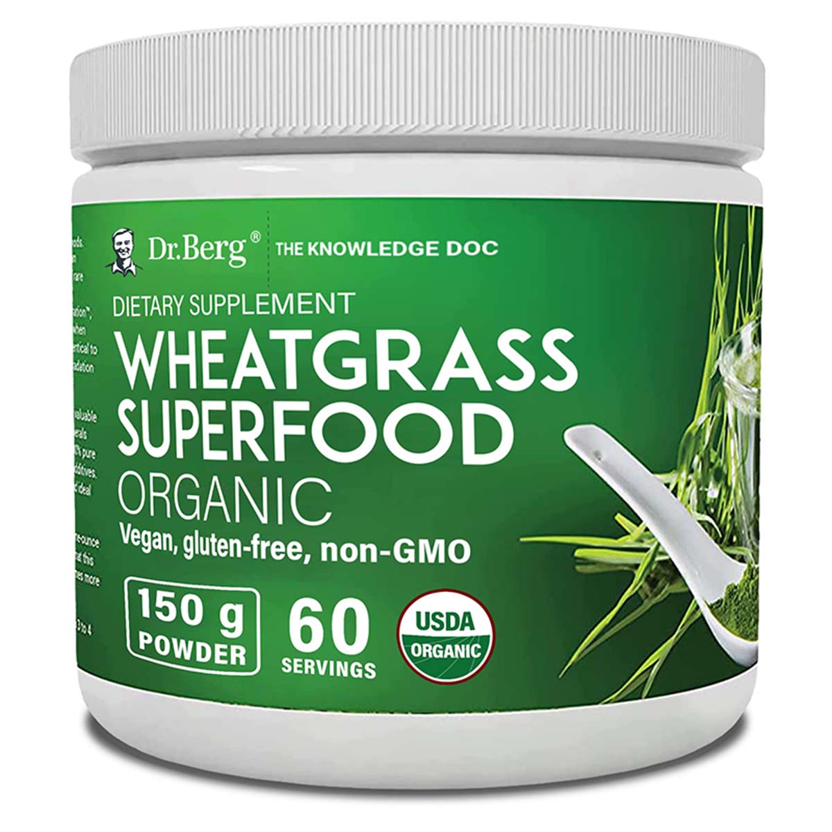Dr. Berg Organic WheatGrass Superfood, 150 Gm