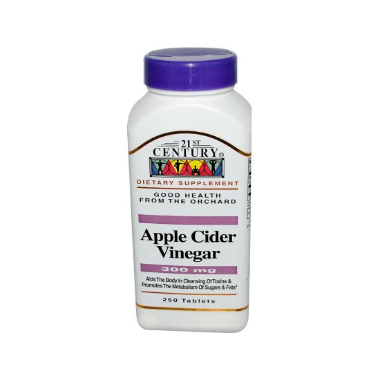 21st Century Apple Cider Vinegar 300mg 250 Tablets