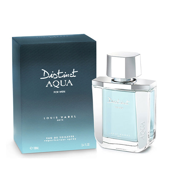 Louis Varel Paris Distinct Aqua Eau De Toilette For Men 100ml