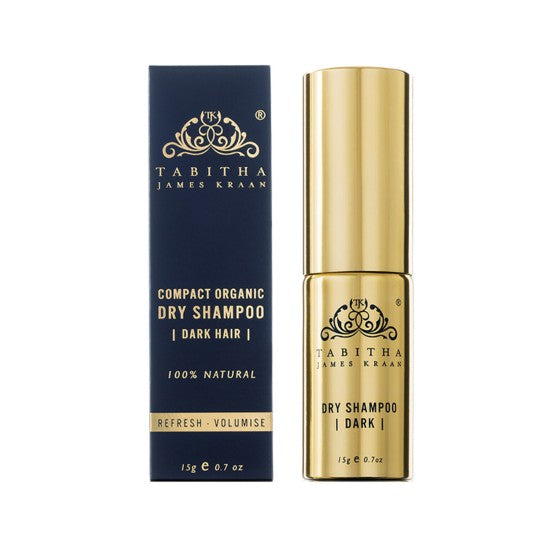 Tabitha James Kraan Compact Organic Dry Shampoo For Dark Hair 15g
