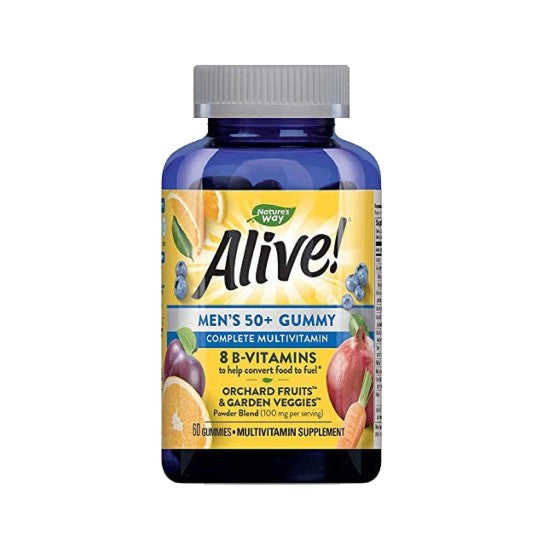 Natures Way Alive Men's 50 Gummy Multivitamins 60s