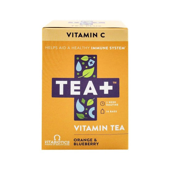 Vitabiotics TEA Defense Vitamin C Herbal Tea, 14 Day Supply