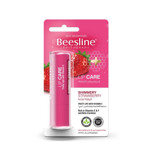 Beesline Lip Care Shimmery Strawberry