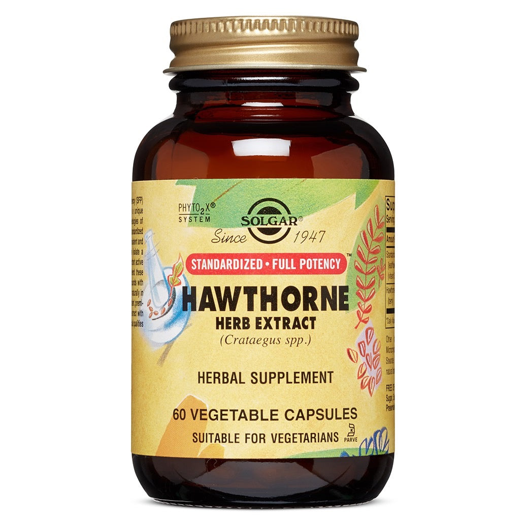 Solgar Sfp Hawthorne Herb Extract, 60 Vegetable Capsules