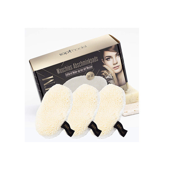 Waschies Germany's Top Model Edition Makeup Removal & Cleansing Pads 3pc Set