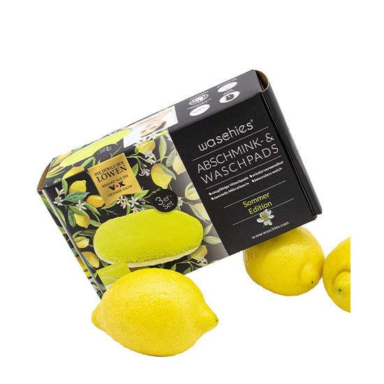 Waschies Summer Edition Makeup Removal & Cleansing Pads 3pc Set