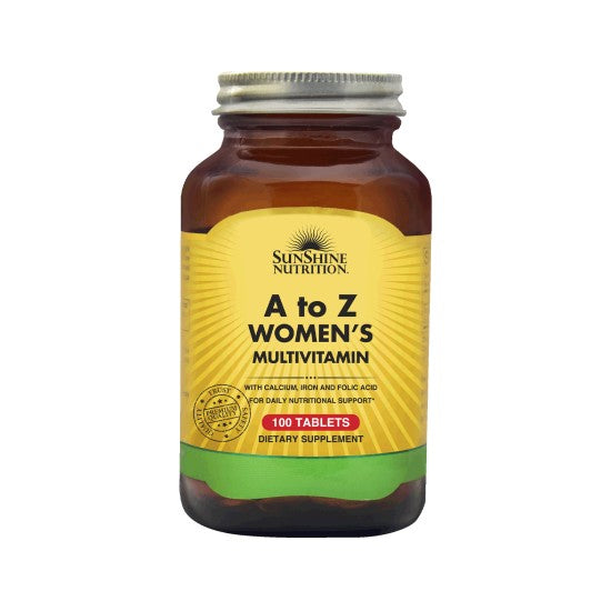Sunshine Nutrition A To Z Women's Multivitamin 100 Tablets