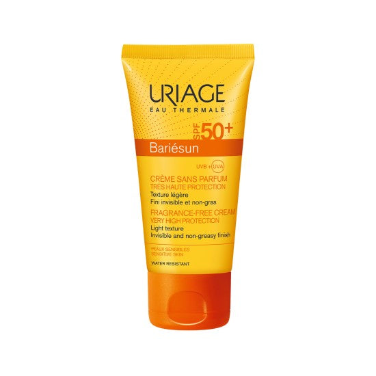 Uriage Sunscreen Bariesun Spf50 Fragrance-Free Cream 50ml