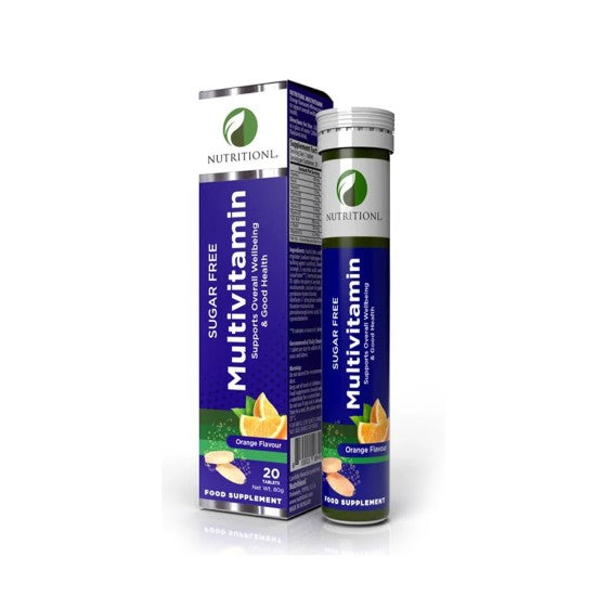 Nutritionl Multivitamin Orange Flavor Effervescent 20 Tablets