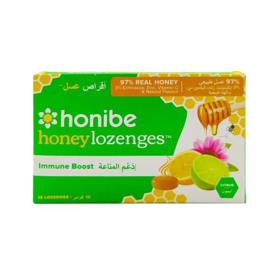 Honibe Honey Lozenges Immune Boost 10 Lozenges Pastilles