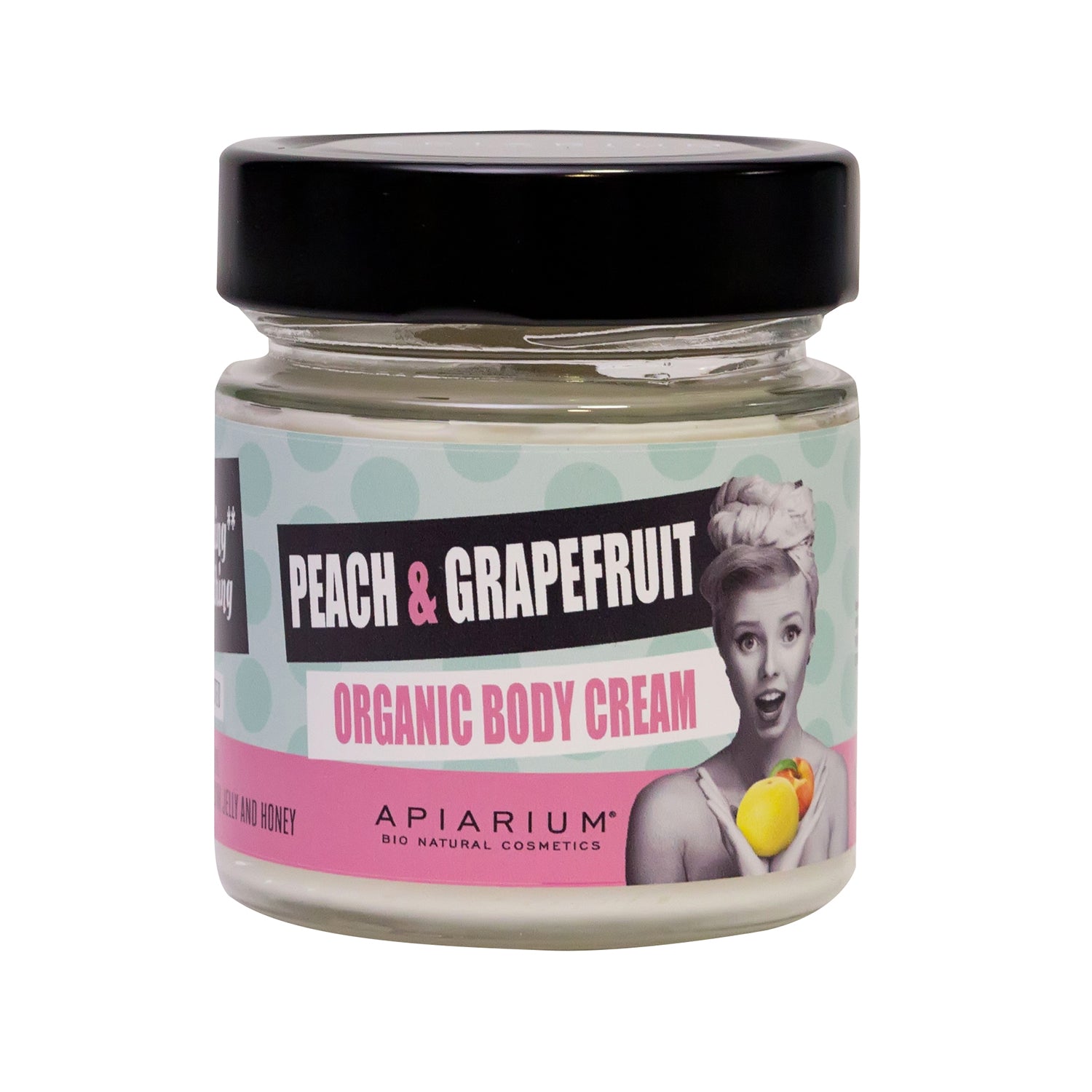 Apiarium Peach & Grapefruit Organic Body Cream 200ml