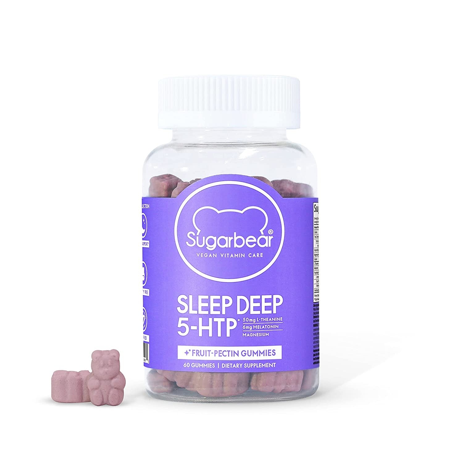 Sugar Bear Deep Sleep, 60 Veggie Gummies