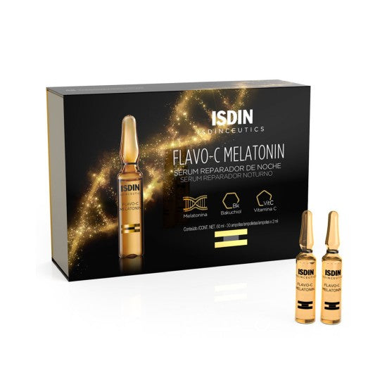 IsdinCeutics Flavo C Melatonin Face Night Ampoules 30 x 2ml