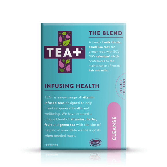 Vitabiotics TEA Cleanse Vitamin Green Herbal Tea, 14 Day Supply