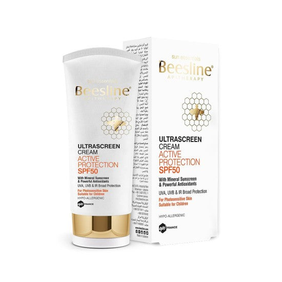 Beesline Ultrascreen Active Protection Spf50 Sunscreen Cream 60 ml