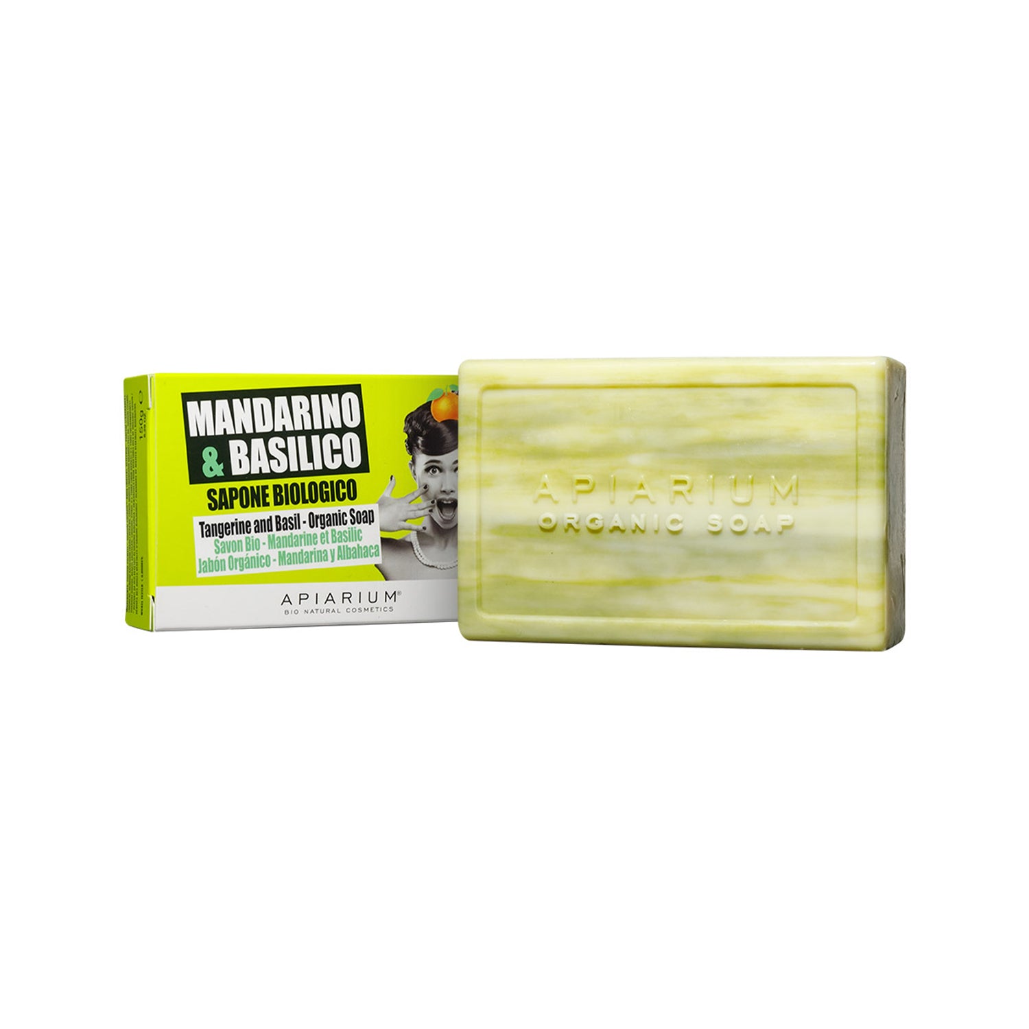 Apiarium Tangerine & Basil Organic Soap Bar 150 gm