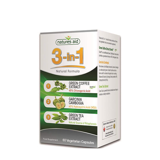 Natures Aid 1000 Mg 3-In-1 Natural Formula 60 Capsules