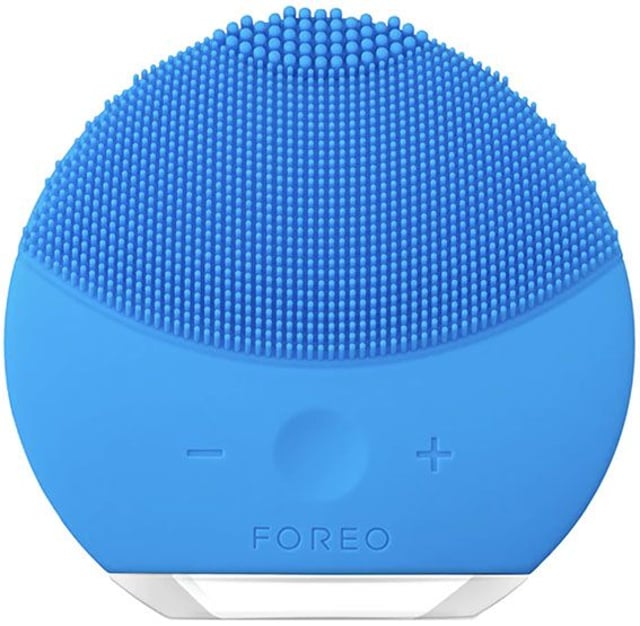 LUNA™ Mini 2 Dual-Sided Face Brush for All Skin Types - Aquamarine