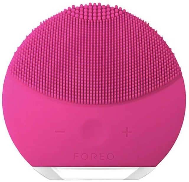 LUNA™ Mini 2 Dual-Sided Face Brush for All Skin Types - Fuchsia