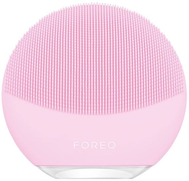 LUNA™ Mini 3 Dual-Sided Face Brush for All Skin Types - Pearl Pink