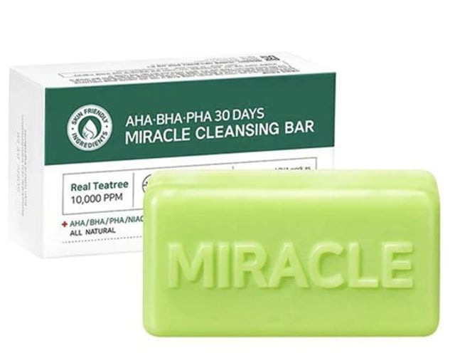 AHA BHA PHA Tea Tree 30 Days Miracle Cleansing Bar 106g