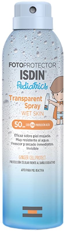 Fotoprotector Pediatrics Transparent Wet Skin Spray SPF50 250mL