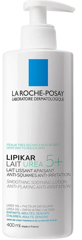 Lipikar Lait Urea 5+ Soothing Body Lotion for Rough Skin 400mL