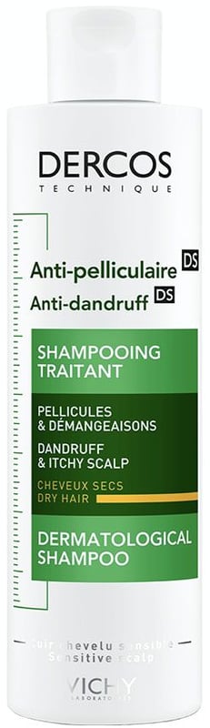 Dercos Anti-Dandruff Shampoo for Dry Hair 200mL
