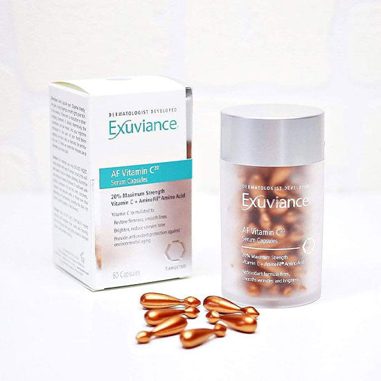 Exuviance AF Vitamin C20 Face Serum Capsules 60s