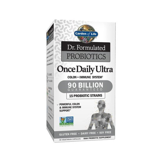 Garden Of Life Dr Formulated Probiotic 90 Billion Once Daily 30 Vegan Capsules
