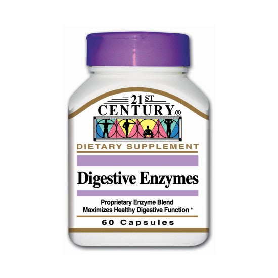 21st Century Digestive Enzymes 60 Capsules