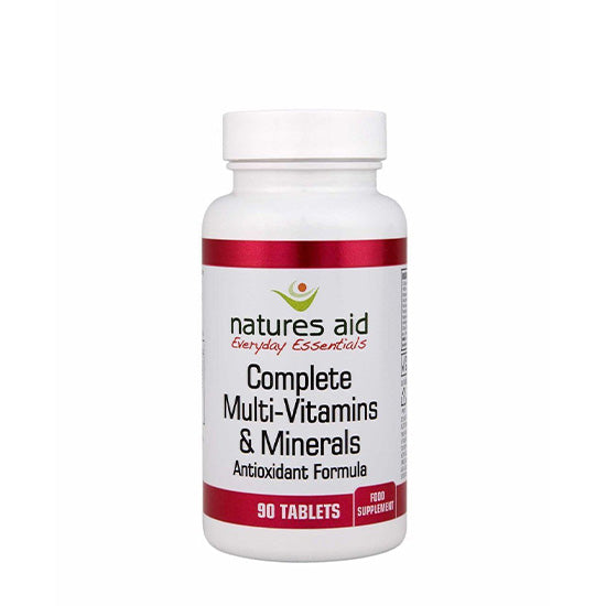 Natures Aid Complete Multivitamins Minerals 90 Tablets