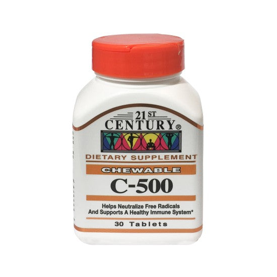 21st Century C 500mg Orange 30 Chewables