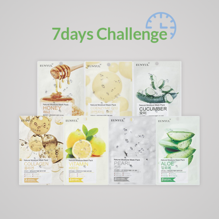 [7 Day Challenge] EUNYUL Mask Pack 7pcs