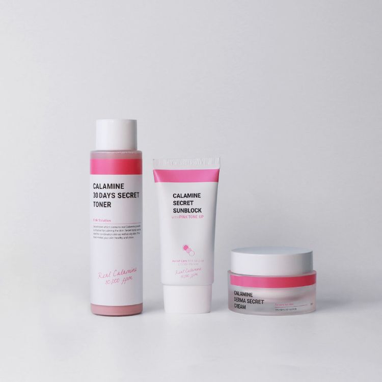 K-SECRET 3 Steps Basic Care Set( Toner + Cream + Sunblock)